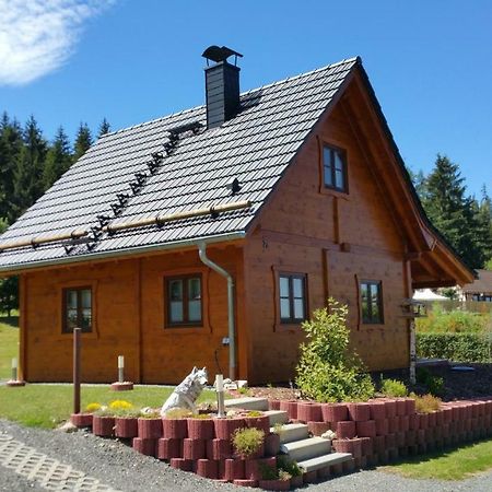 Ferienhaus Wolfs-Revier Drognitz Eksteriør billede