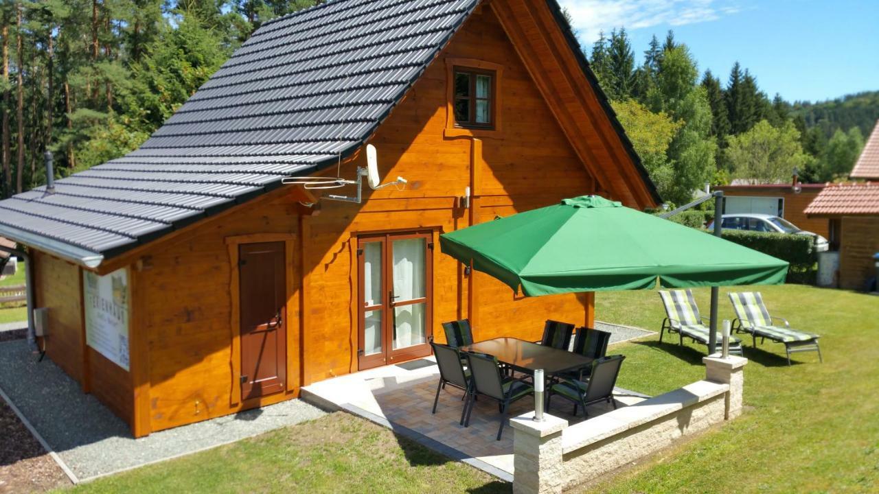 Ferienhaus Wolfs-Revier Drognitz Eksteriør billede