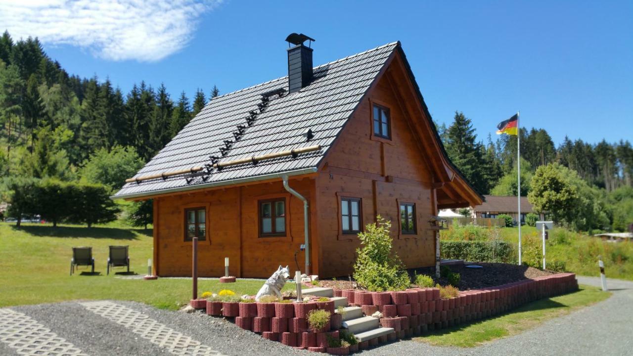 Ferienhaus Wolfs-Revier Drognitz Eksteriør billede