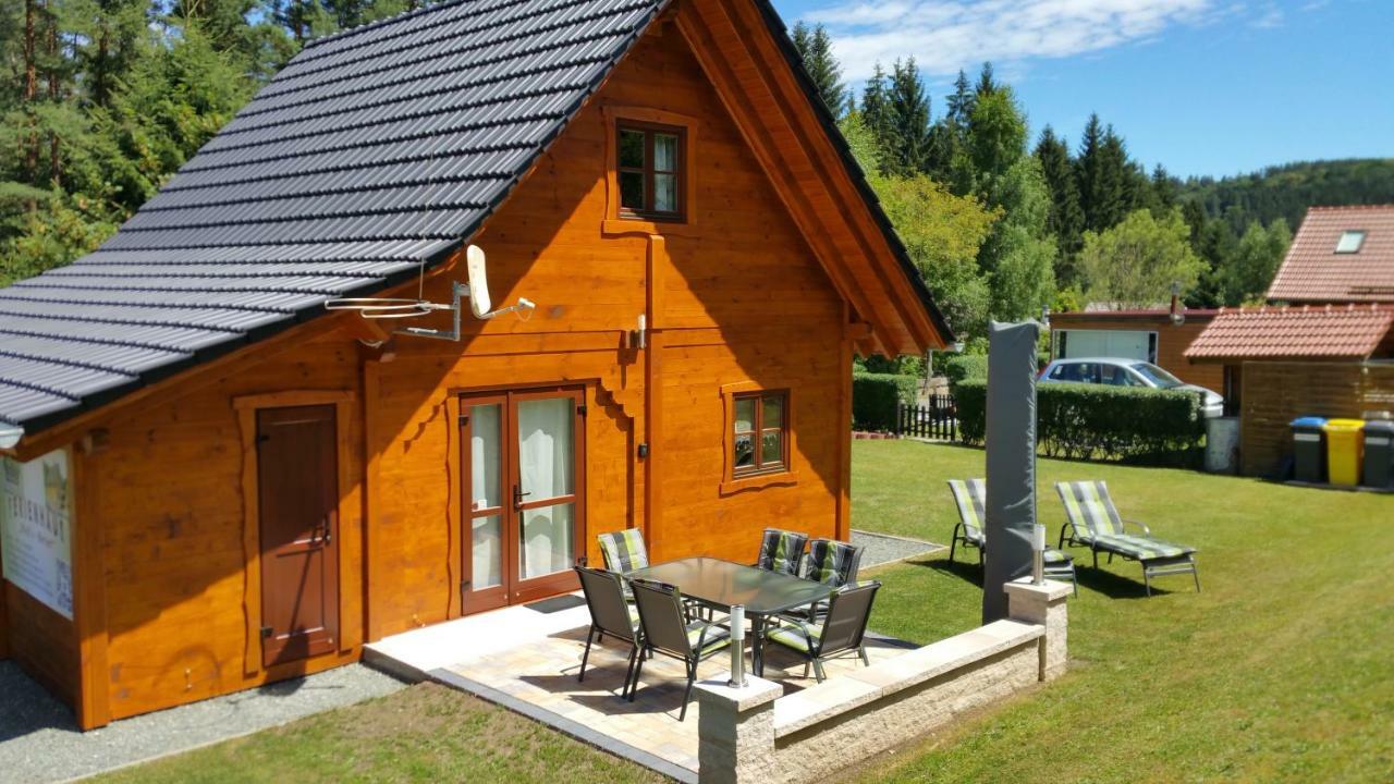 Ferienhaus Wolfs-Revier Drognitz Eksteriør billede